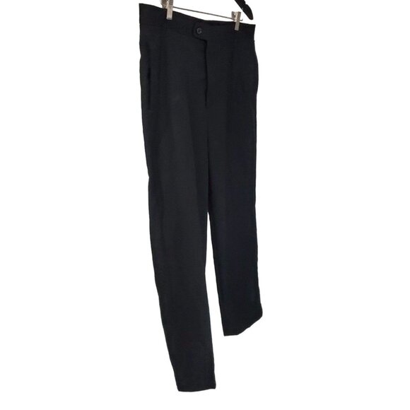 Berragamo Collezione D'Italia Mens 43/36 Soho-Tux Black Mens Dress Pants $180 - Picture 6 of 8